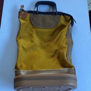 OTCO Leather/Canvas Mail/Money Transport Bag with Lock